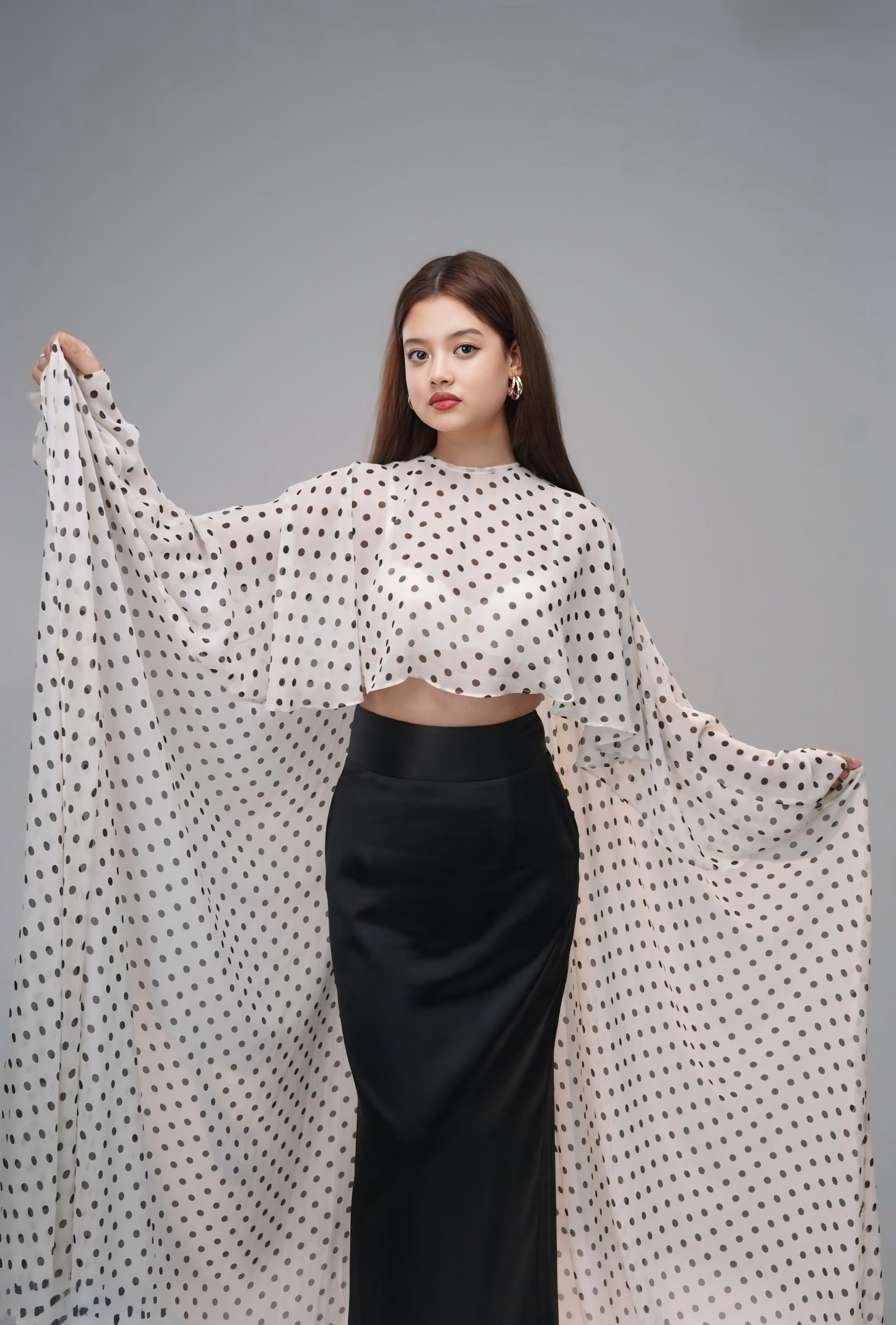 Seraphine Polka Maxi Top