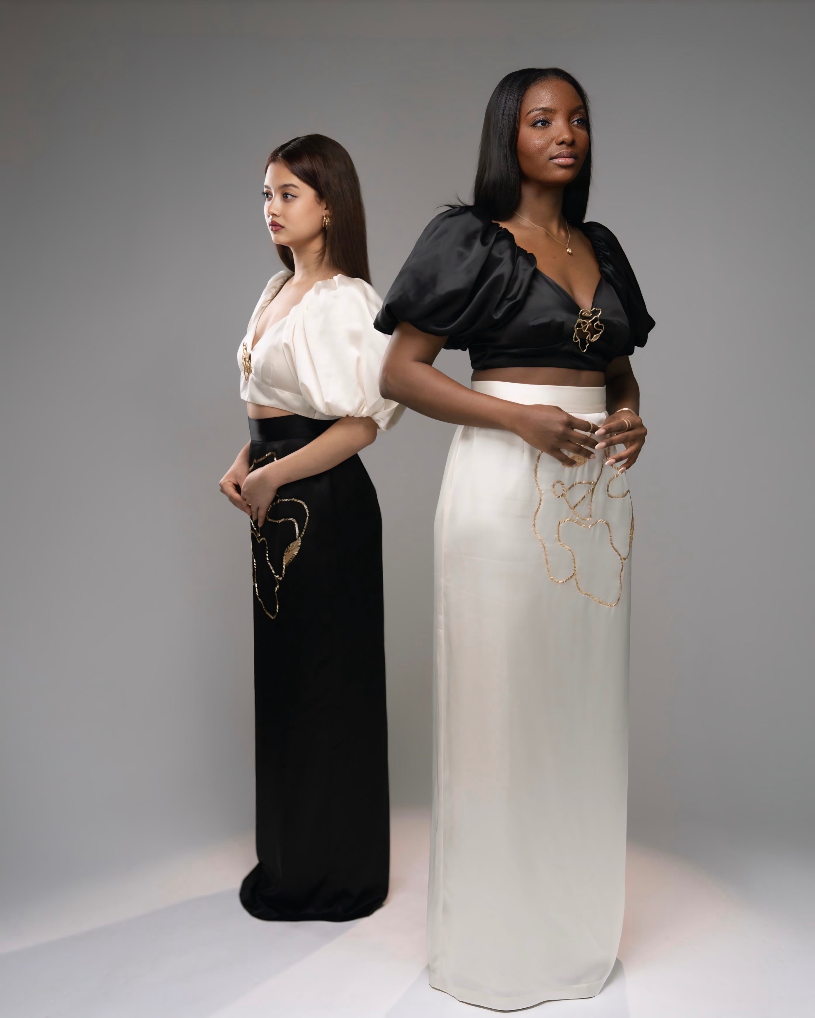 Lunaria Puffy Sleeve Crop Top
