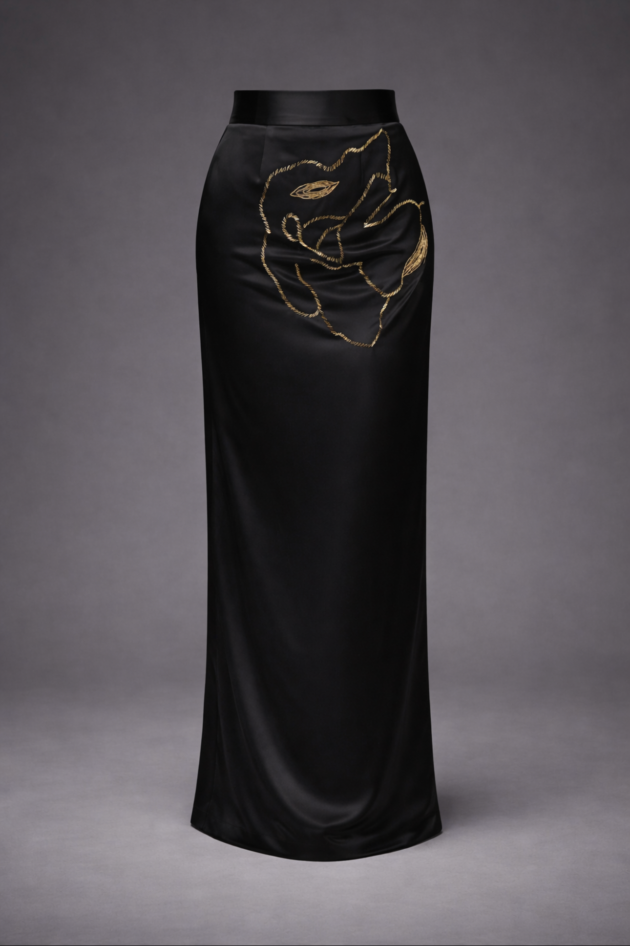 Lunaria High-Waist Beaded Maxi Skirt