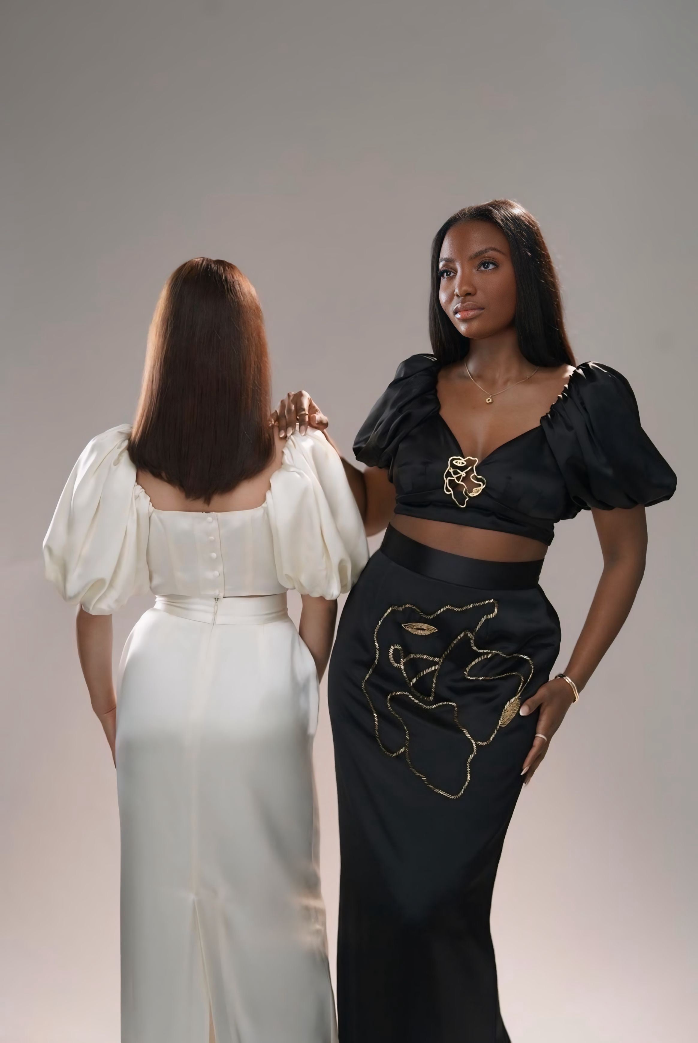 Lunaria Puffy Sleeve Crop Top