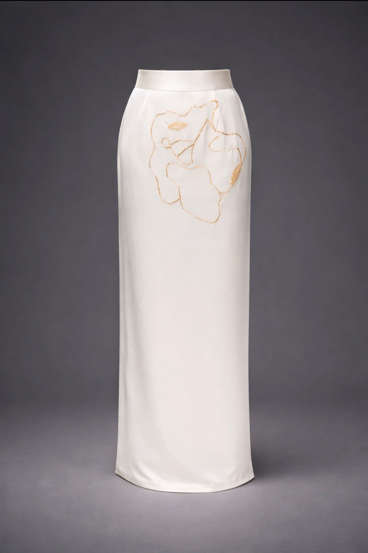 Lunaria High-Waist Beaded Maxi Skirt