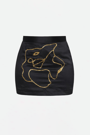 Éclat Beaded Mini Skirt