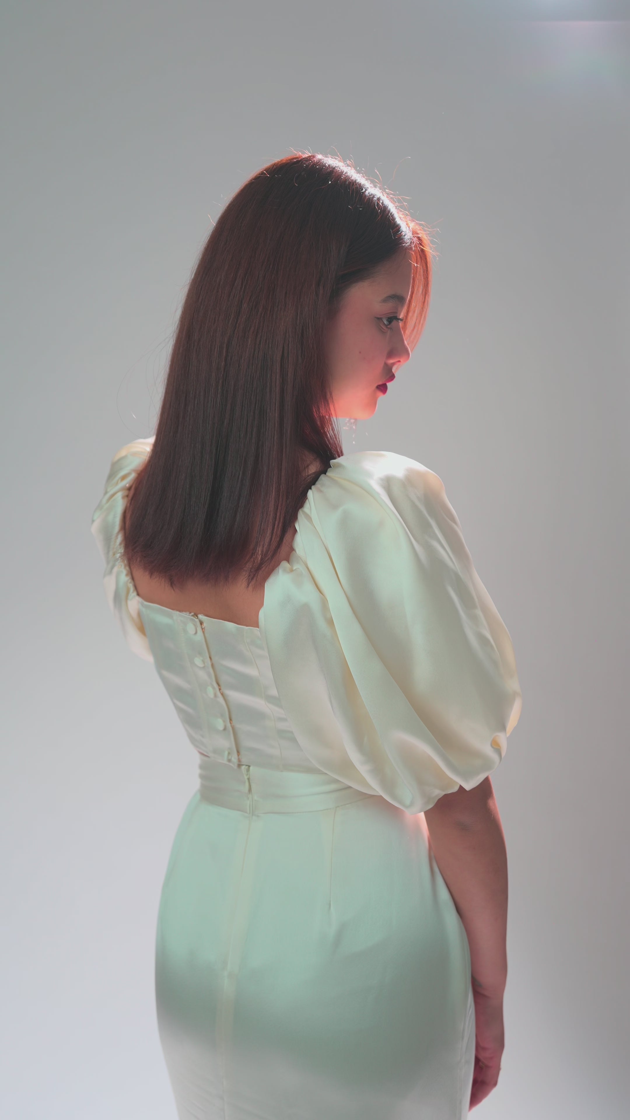 Lunaria Puffy Sleeve Crop Top