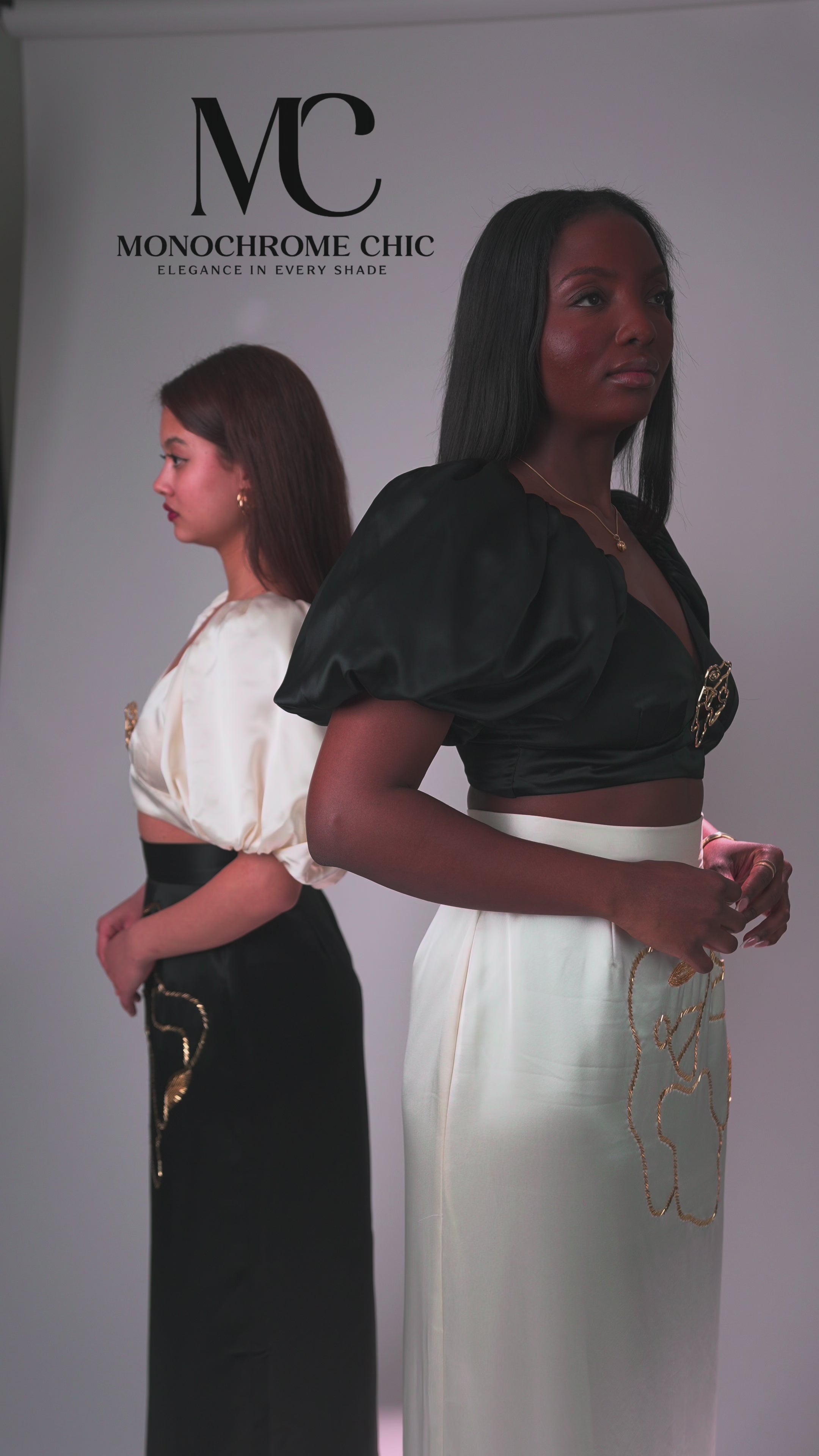 Lunaria Puffy Sleeve Crop Top